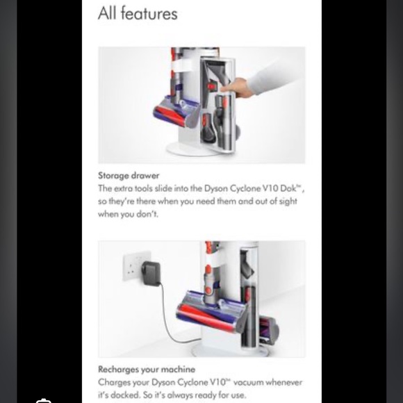 Dyson Cyclone V10 dock - Picture 3 of 3